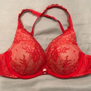 Sexy Red Lace Victoria’s Secret Push up Bra
